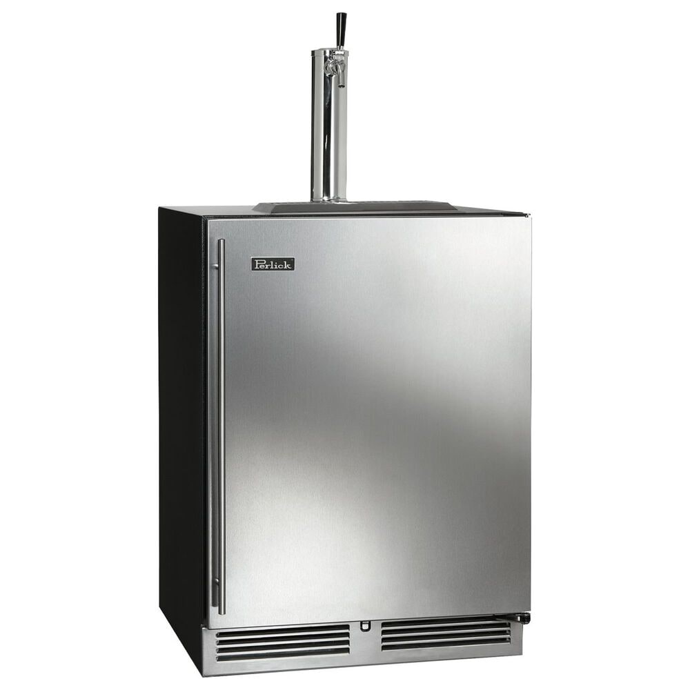 Perlick 5.2 Cu. Ft. Outdoor C-Series Beer Dispenser with Right Hinge and Single Faucet in Stainless Steel and Panel Ready, , large