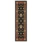 Oriental Weavers Ariana 623M 2"3" x 7"6" Black Runner, , large