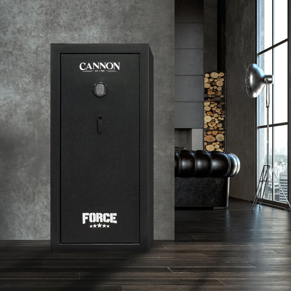 Cannon Force Series 24 Gun Safe in Matte Black, , large
