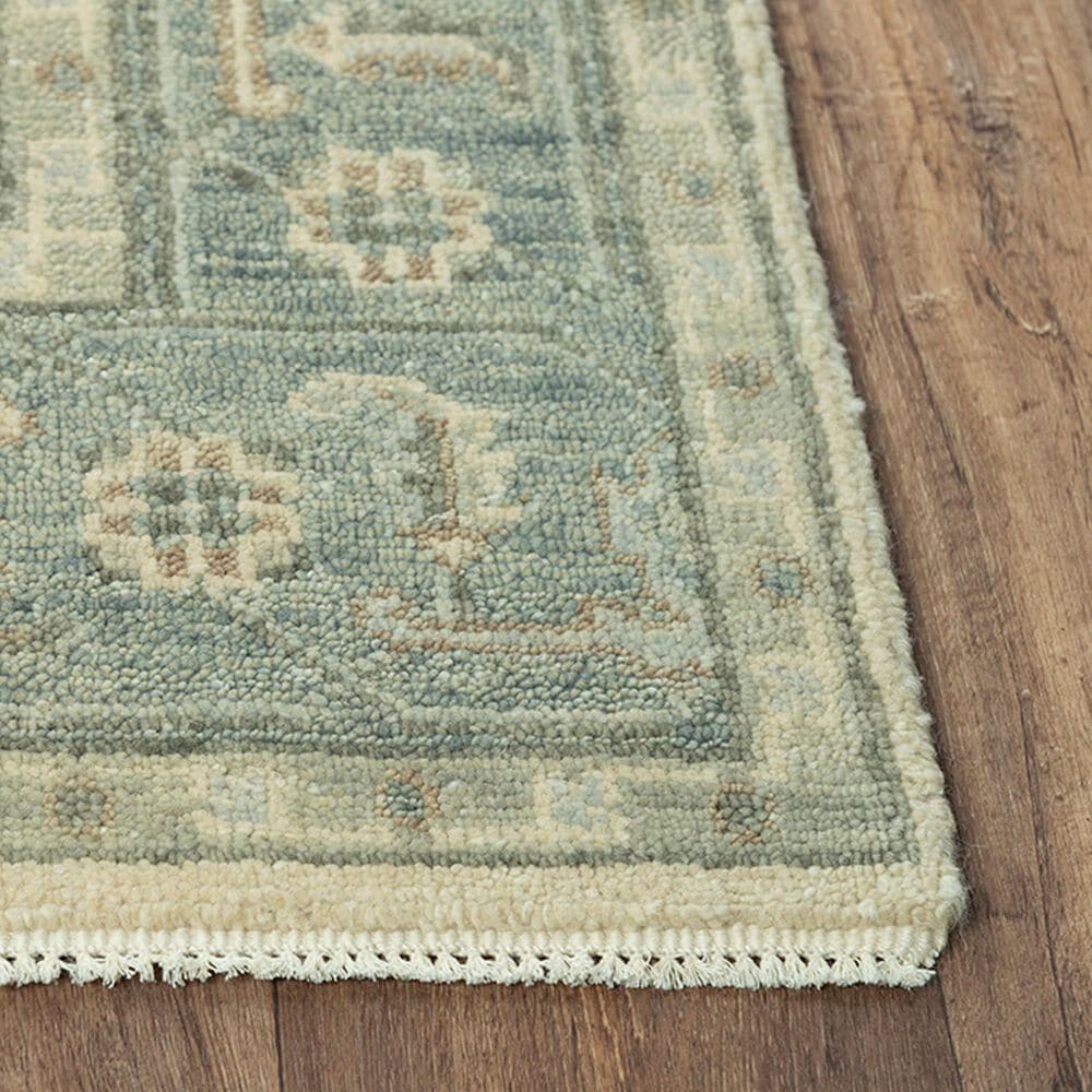 RIZZY Belmont 6&#39; x 9&#39; Ivory and Blue Area Rug, , large