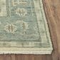 RIZZY Belmont 6" x 9" Ivory and Blue Area Rug, , large