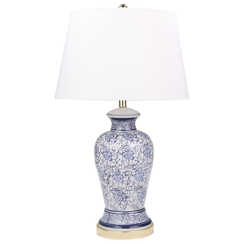 Sagebrook Home 31" Table Lamp in Blue/White, , large