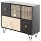 Maple and Jade Eclectic Jewelry Box in Light Brown, Matte Black and White, , large