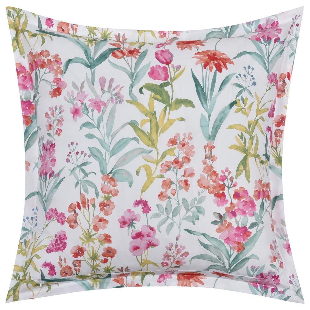 J. Queen New York Tallulah 26&quot; Square Euro Pillow Sham in Pink, , large