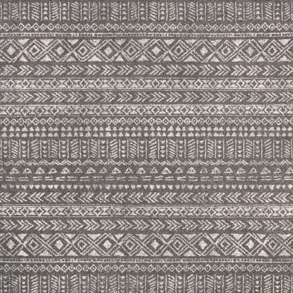 Safavieh Tulum Transitional 6&#39;7&quot; Round Dark Grey and Ivory Area Rug, , large