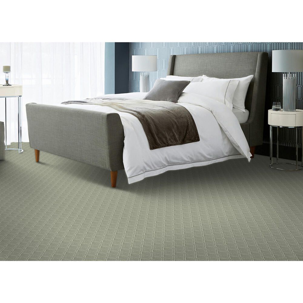 Karastan Rhombus Carpet in Emerald, , large