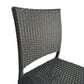 Hearth and Haven Outdoor Rattan Armless Barstool in Grey (Set of 2), , large