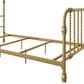 Furniture of America Wren Twin Spindle Kids Bed in Gold, , large