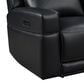 Italiano Furniture Valley Power Reclining Sofa in Black, , large