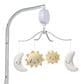 Lambs and Ivy Little Star Musical Baby Crib Mobile Soother Toy in Gray, Soft White and Creamy Yellow, , large