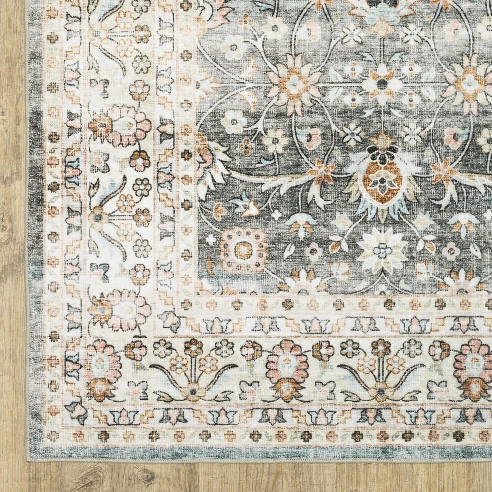Oriental Weavers Sumter 5&#39; x 7&#39; Grey and Ivory Area Rug, , large