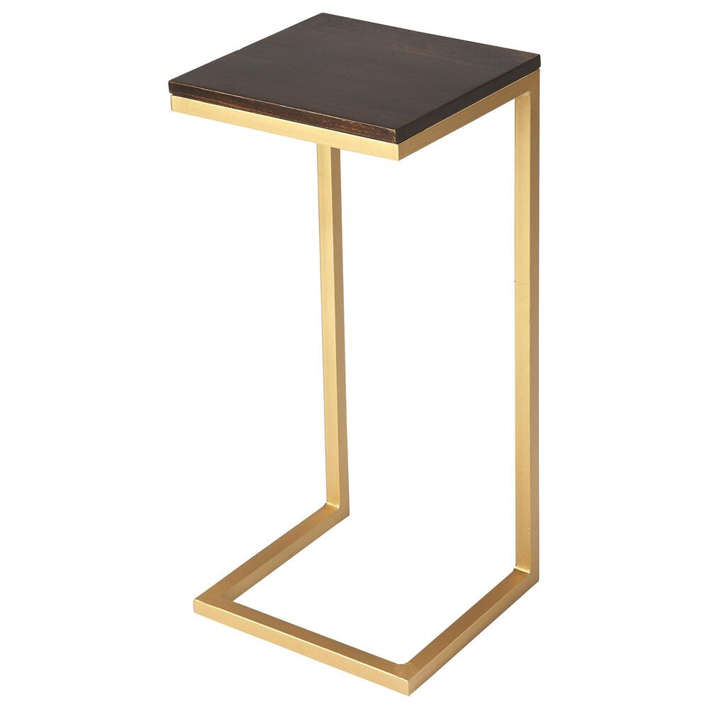 Butler Kilmer Accent Table in Antique Gold, , large