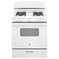 GE Appliances 30" Freestanding Front Control Gas Range in White, , large