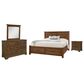 Viceray Collections Cool Rustic 4-Piece Queen Plank Bedroom Set with Storage in Amber, , large