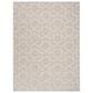 Nourison Horizon HOZ01 Grey 8" x 10" Indoor/Outdoor Area Rug, , large