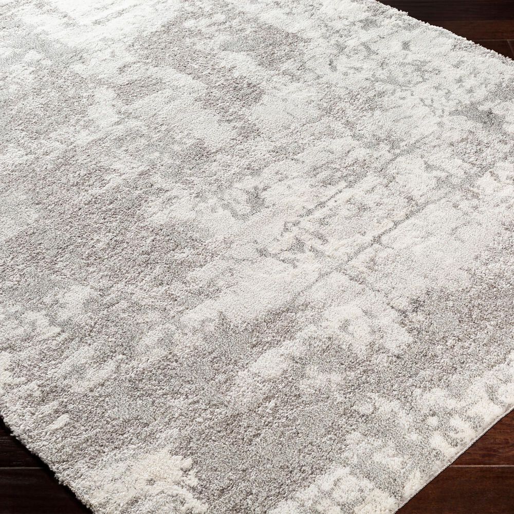 Surya Venice 8&#39;10&quot; x 12&#39;4&quot; Medium Gray, Ivory and Black Area Rug, , large