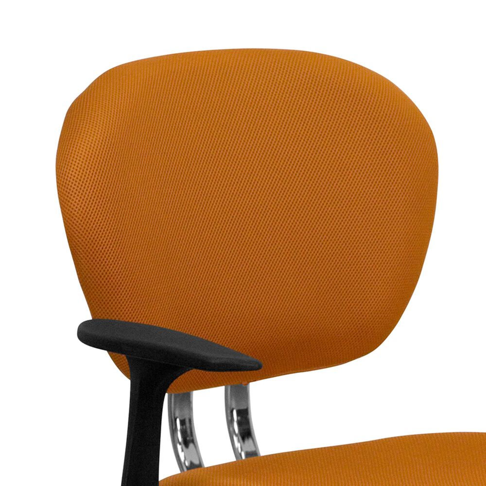 Flash Furniture Swivel Task Chair in Orange, , large