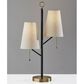 Adesso Daniel Table Lamp in Black and Antique Brass, , large