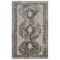 Feizy Kano 5"3" x 7"6" Ivory and Charcoal Area Rug, , large