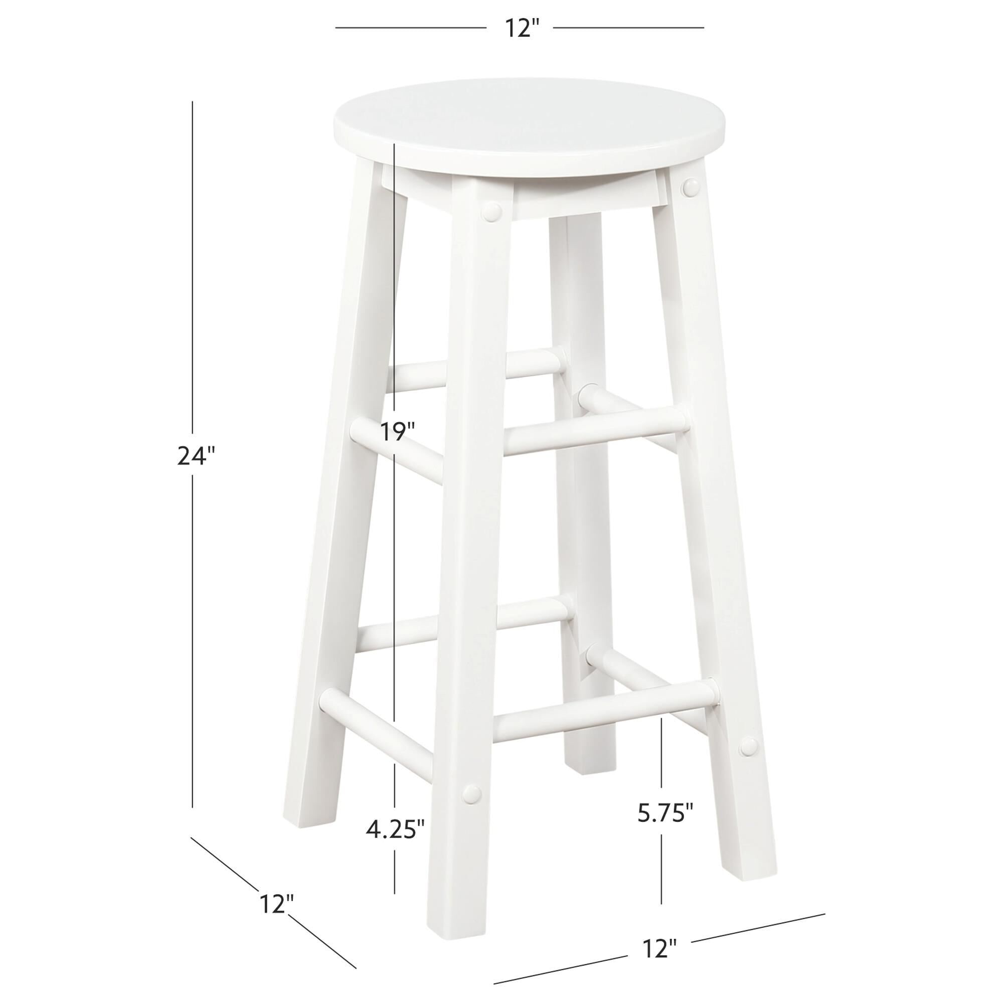 QUON JOIFA 635 ホワイトスツール　φ400 Linon Home Decor Abby 24