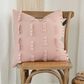 Rizzy Home Donny Osmond Solid 20" Down Filled Pillow in Blush, , large