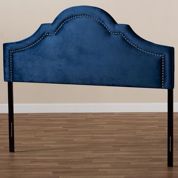Baxton Studio Rita Full Headboard in Blue, , large