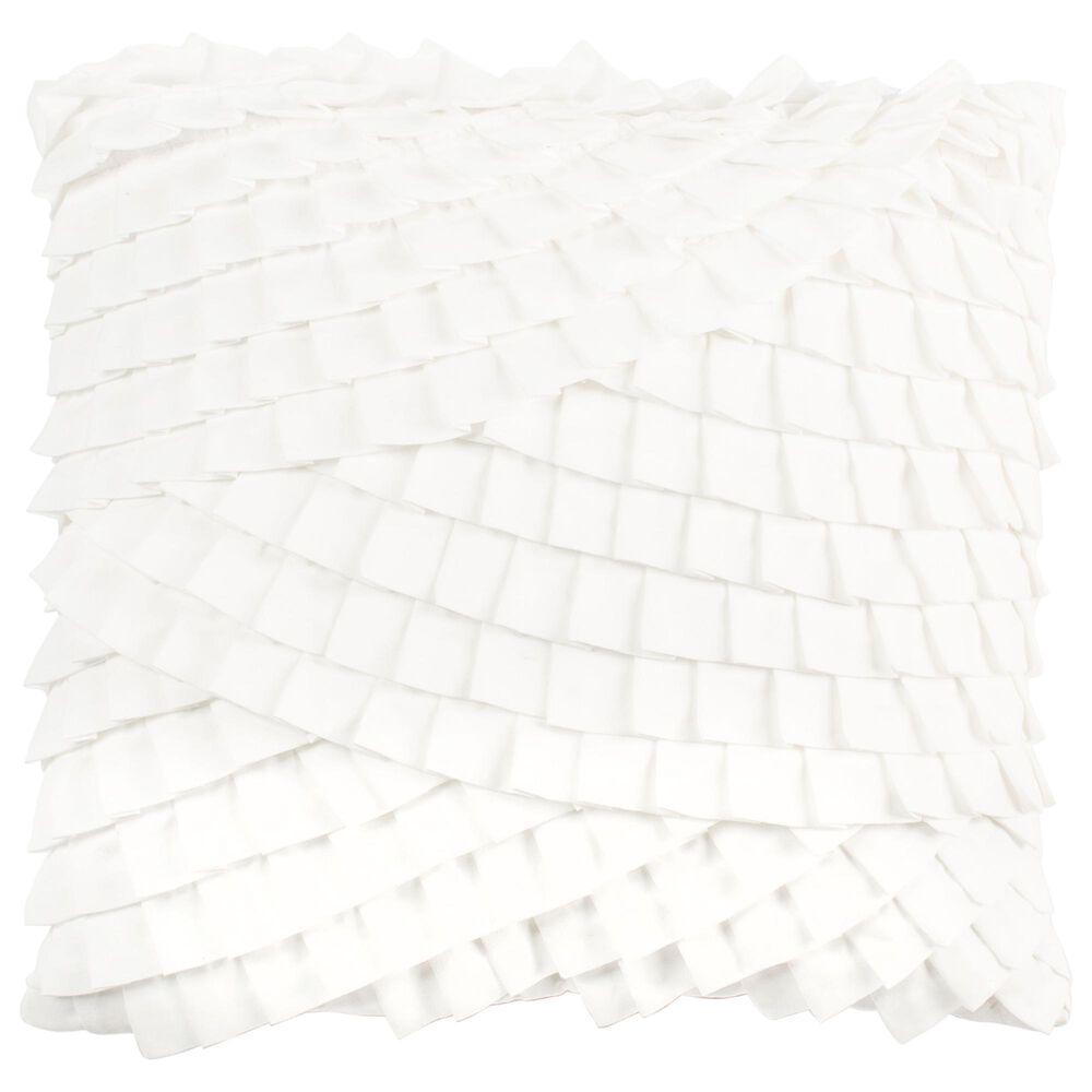Safavieh Teagen 18" Pillow in White, , large