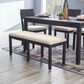 Linon Home Decor Jorissen Bench in Dark Charcoal, , large