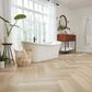 Karndean Korlok Select Texas White Ash 6" x 24" Herringbone Vinyl Plank, , large