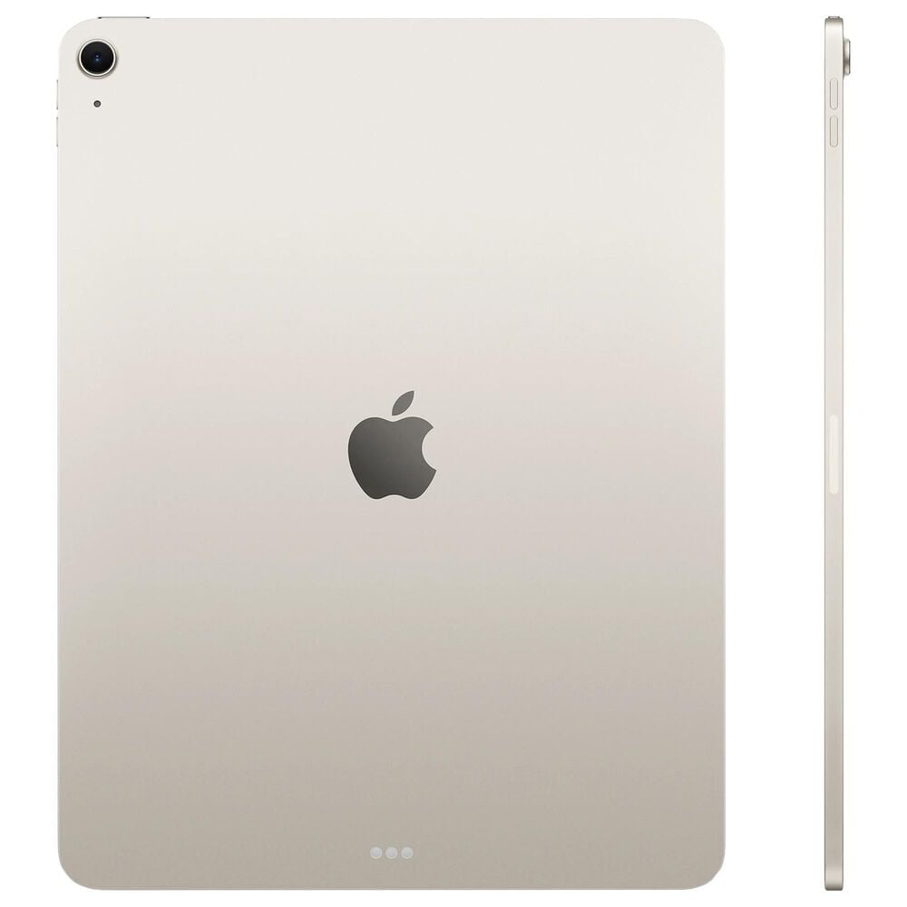 Apple 13-Inch iPad Air M3 Chip Wi-Fi 512GB in Starlight &#40;Latest Model&#41; with 2-Year AppleCare+, , large