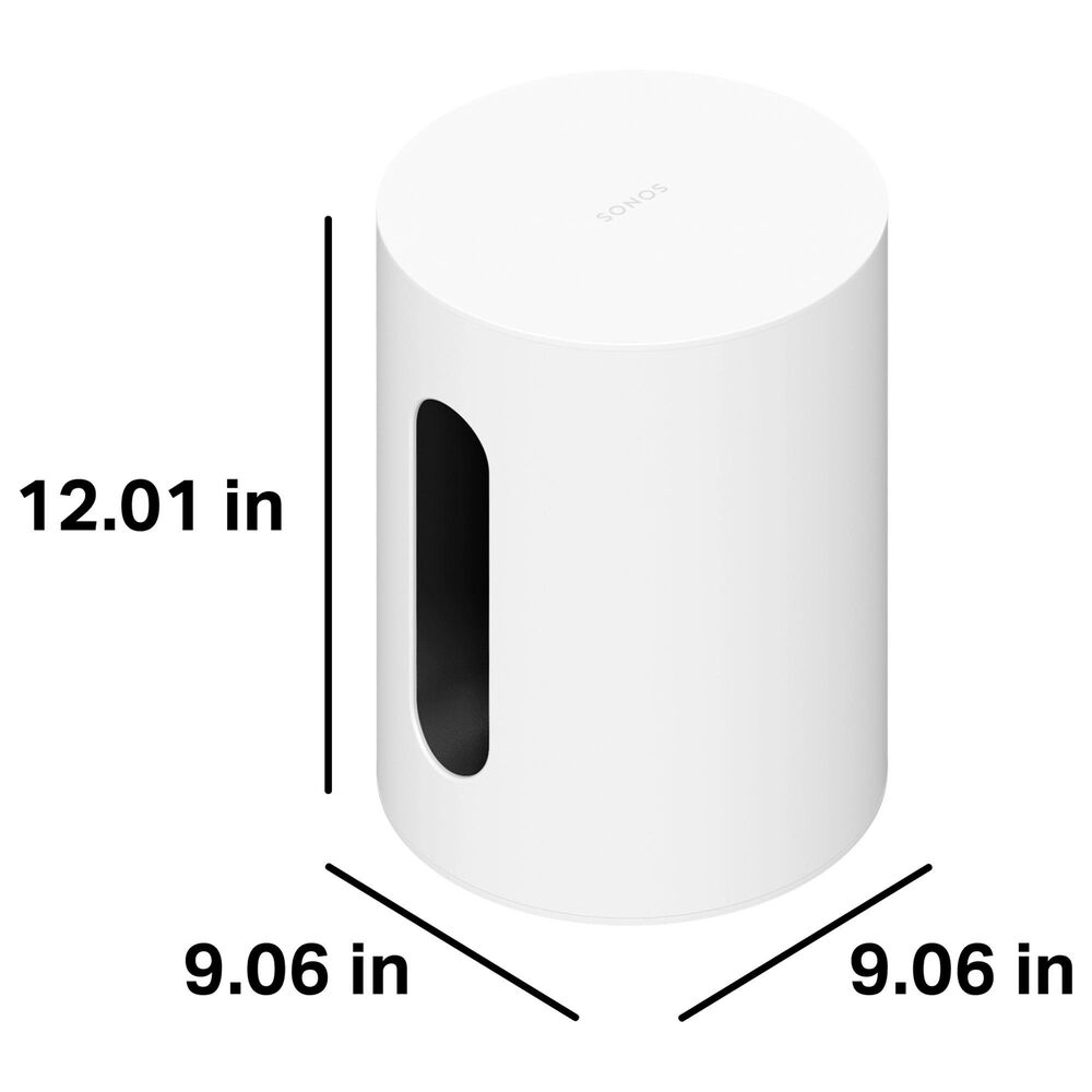 SONOS Home Theater Set with Sub Mini Subwoofer and Era 100 Speakers in White, , large