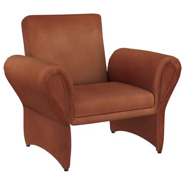 Coaster Liana Accent Armchair in Rust Orange, , large