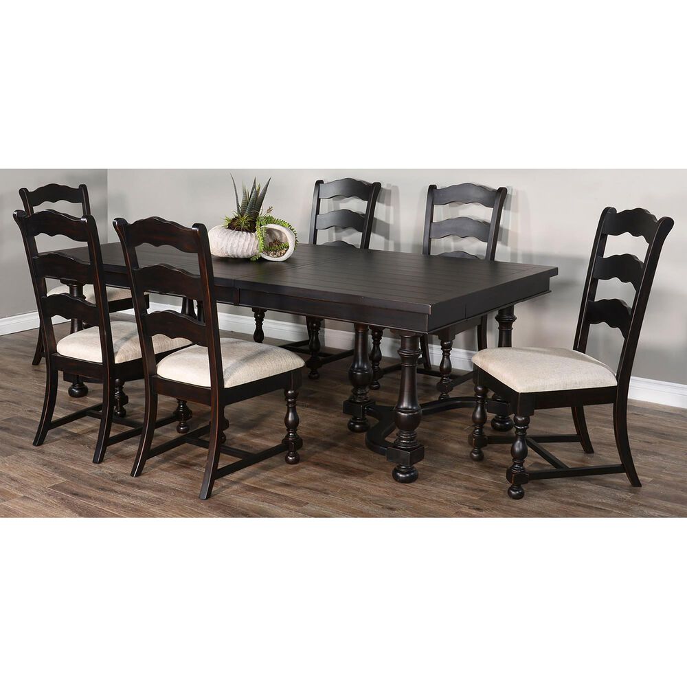 Sunny Designs Scottsdale 7-Piece Dining Set in Black Walnut, , large