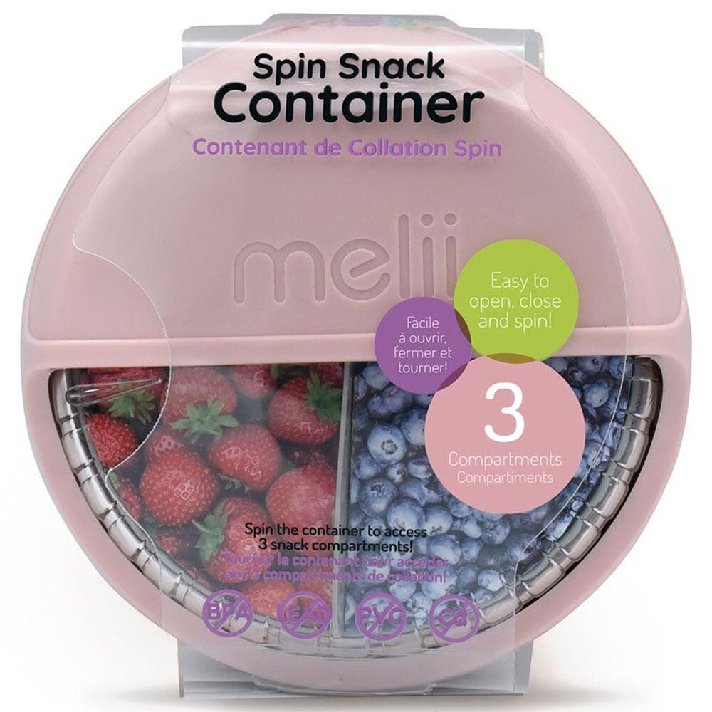 Harold Import Melii Spin Snack Container in Pink, , large
