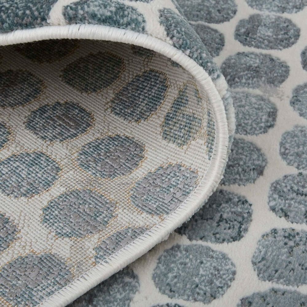Feizy Atwell 2&#39; x 3&#39; Blue and Silver Area Rug, , large