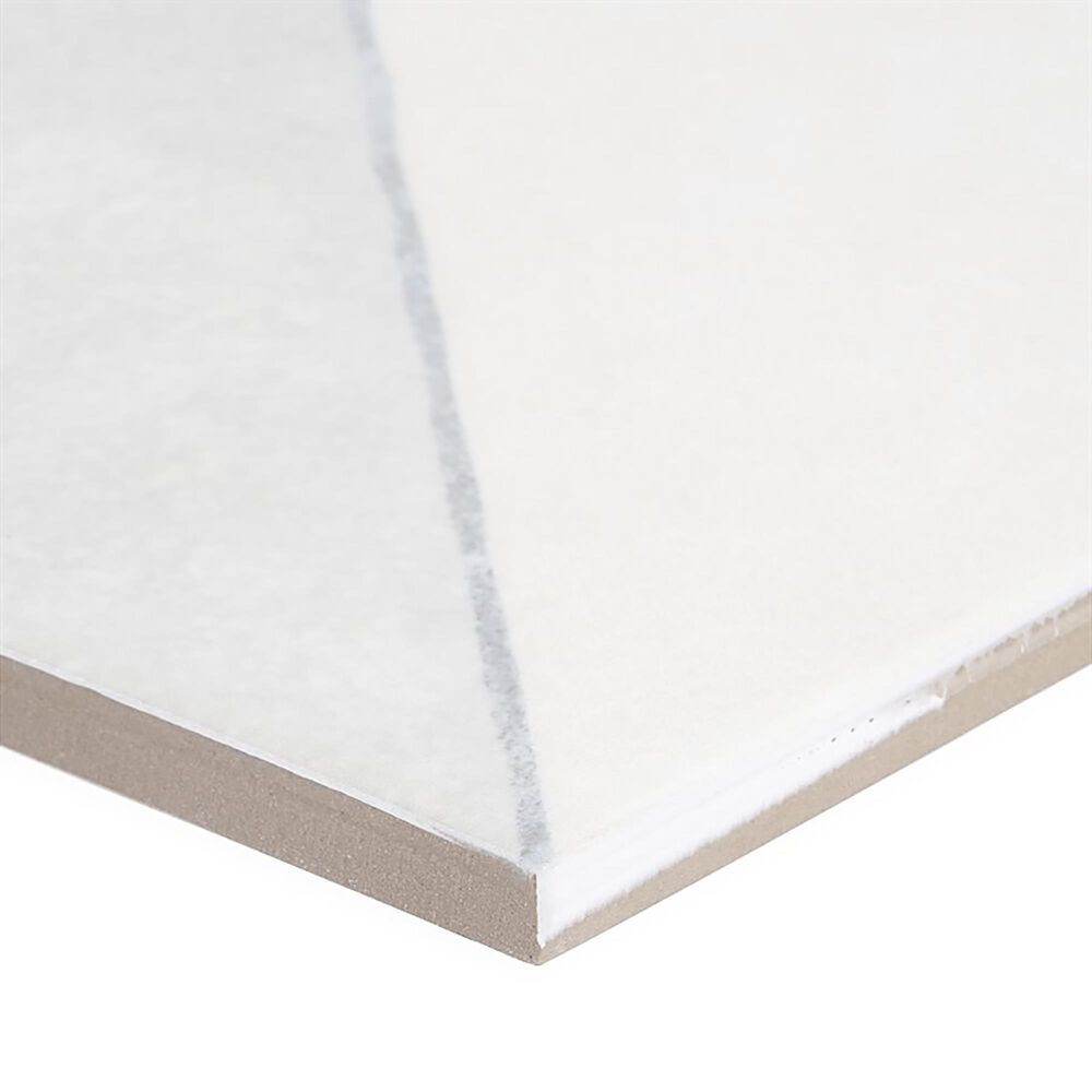 Soho Studio Artstract Diagonals Ash 9&quot; x 9&quot; Field Porcelain Tile, , large