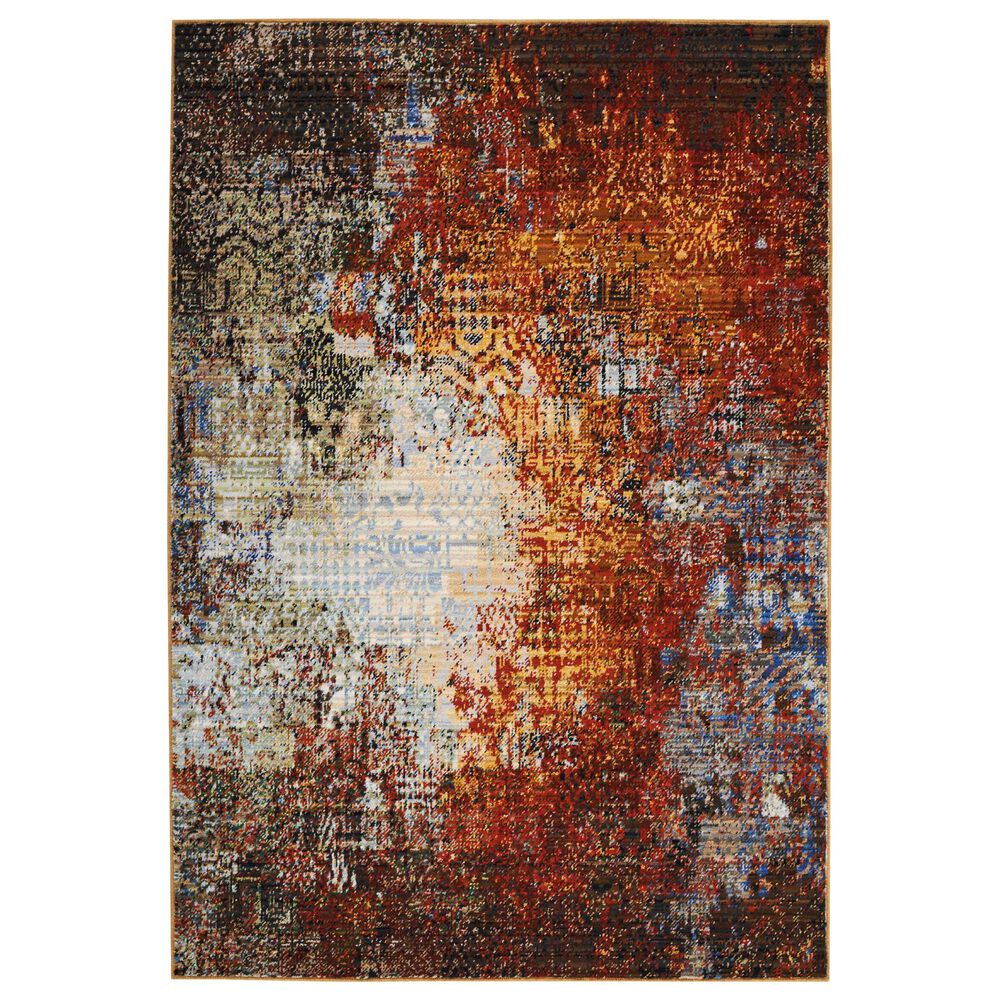 Nourison Chroma CRM03 4" x 6" Ember Glow Area Rug, , large