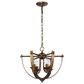 Golden Lighting Victoria 4-Light Pendant in Heirloom Gold, , large