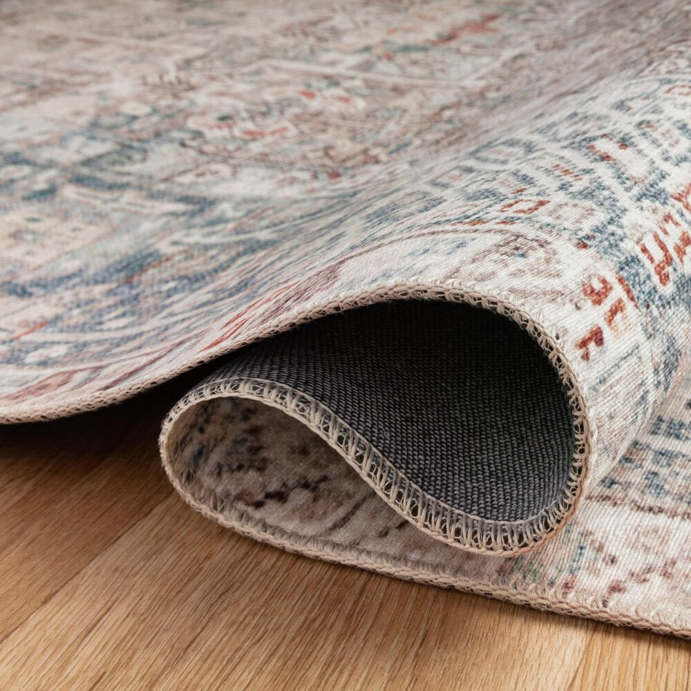 Chris Loves Julia x Loloi Jules 7&#39;6&quot; x 9&#39;6&quot; Natural and Ocean Area Rug, , large