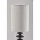 Adesso Beatrice Tall Table Lamp in Matte Black, , large