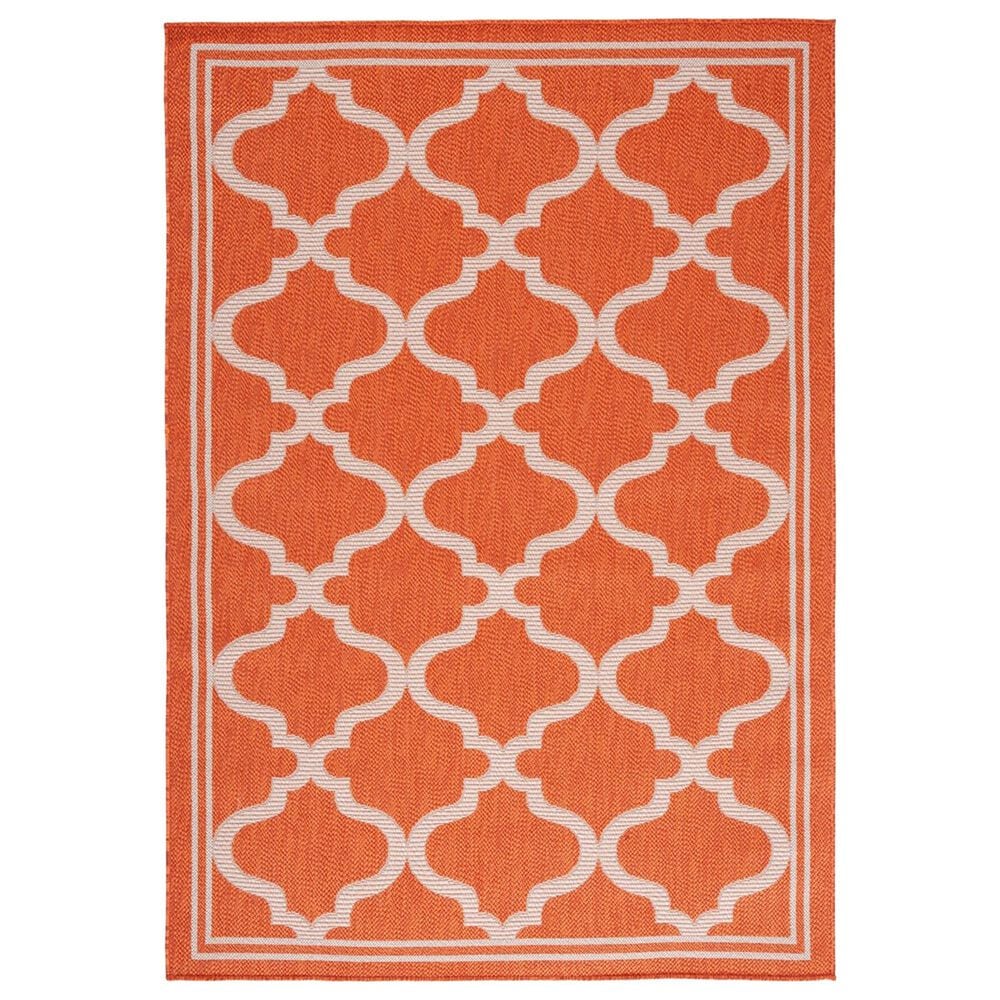 Safavieh Bermuda 5"3" x 7"6" Rust and Ivory Indoor/Outdoor Area Performance Rug, , large