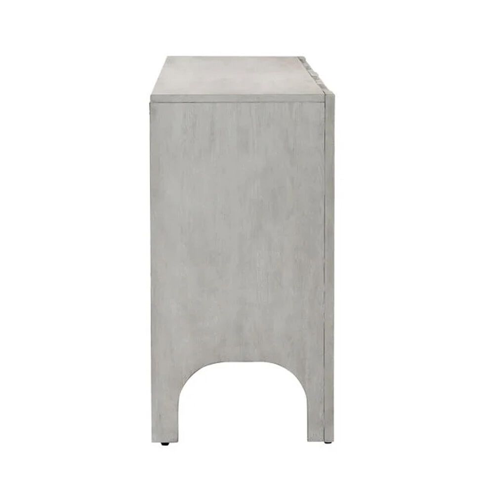 Blue Sun Designs Maiya 4 Door 4 Shelves Sideboard in Light Gray Wash, , large