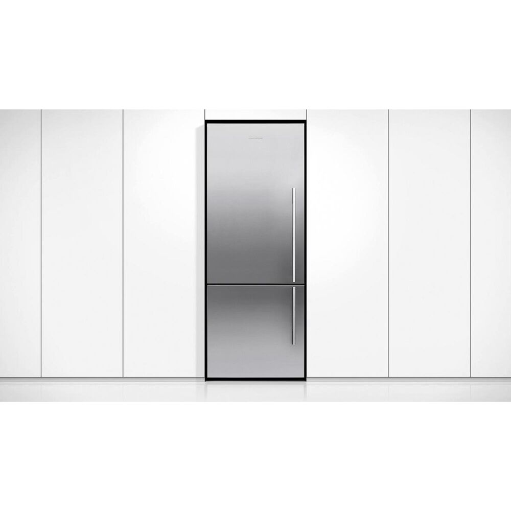 Fisher and Paykel 13.5 Cu. Ft. Counter Depth Refrigerator with Left Hinge in Stainless Steel