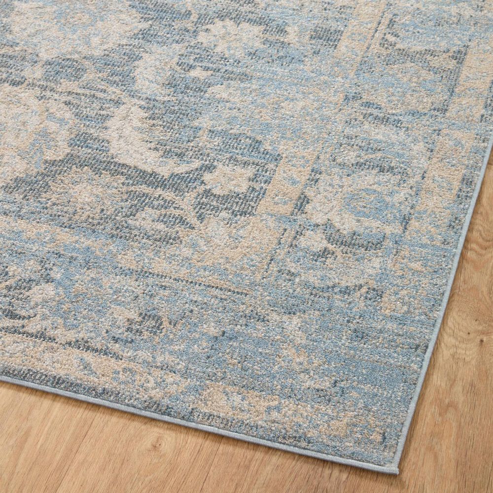 Loloi II Odette 4&#39; x 6&#39; Sky and Beige Area Rug, , large