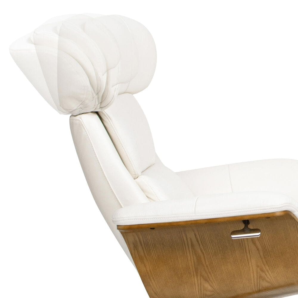 Jennifer Taylor Home Jovan Manual Recliner Lounge Chair in Porcelain White, , large