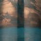 Splendor Living Vapor Semi-Flush Mount with Aqua Shade in Antique Brass, , large