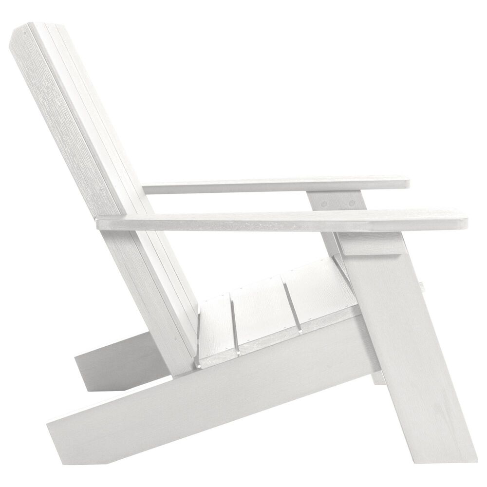 Highwood USA Italica Modern Adirondack Chair in White, , large