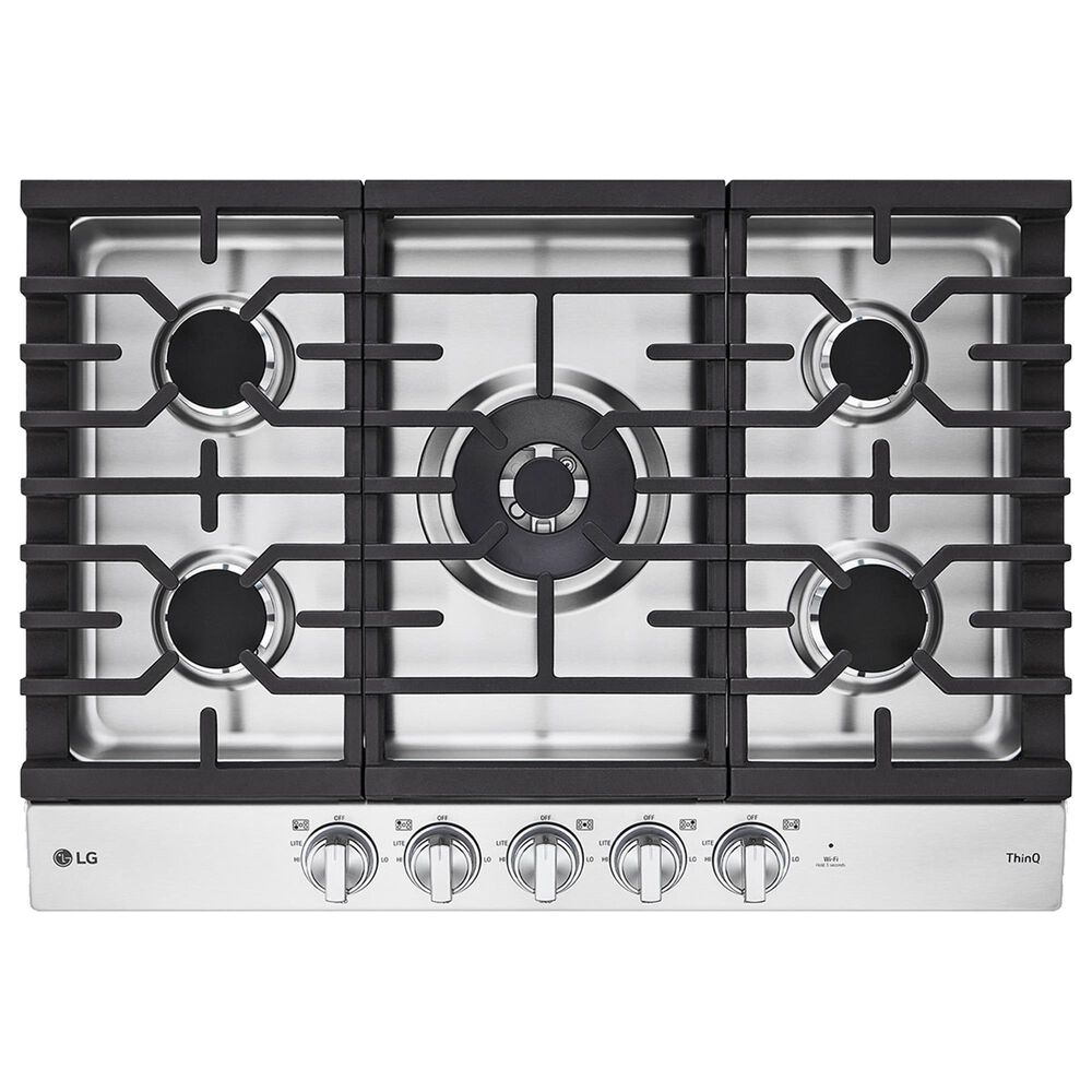LG 30&quot; Smart Gas Cooktop In Stainless Steel, , large