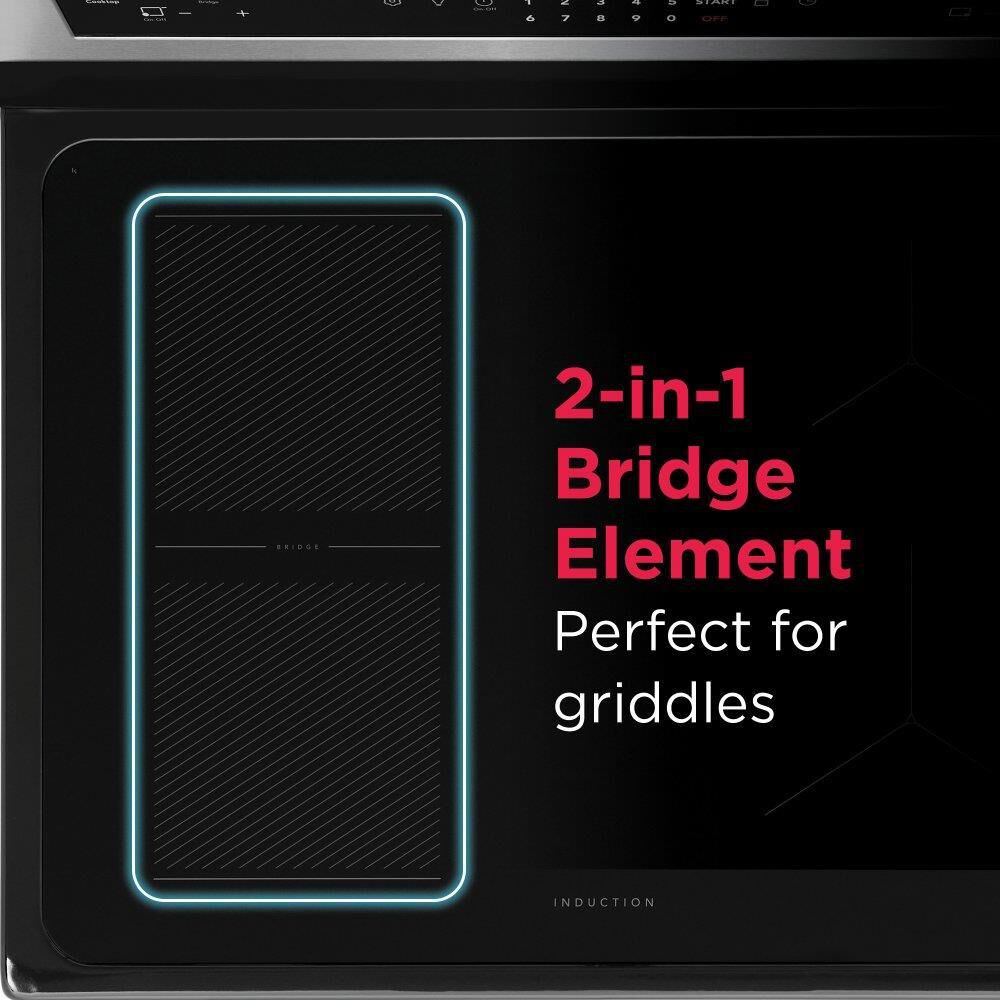 Frigidaire Gallery 30&quot; Freestanding Induction Range with Total Convection in Stainless Steel, , large