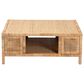 Baxton Studio Kalimantan Square Coffee Table in Light Honey, , large